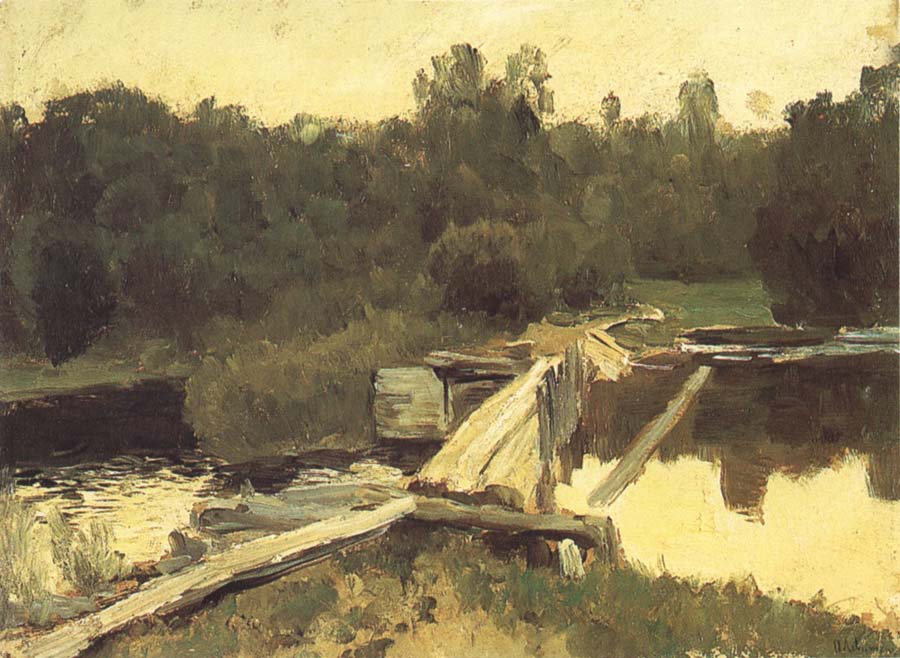 Levitan, Isaak At the Shallow